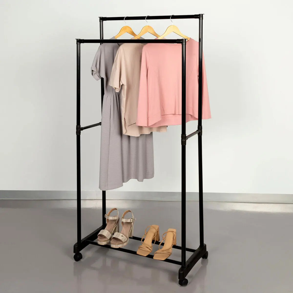 Porte-manteau Max Home Acier Plastique 75 x 157 x 40 cm (4 Unités) Bigbuy