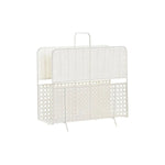 Porte-revues DKD Home Decor Naturel Métal Blanc osier (36,5 x 15 x 41 cm) Mamm
