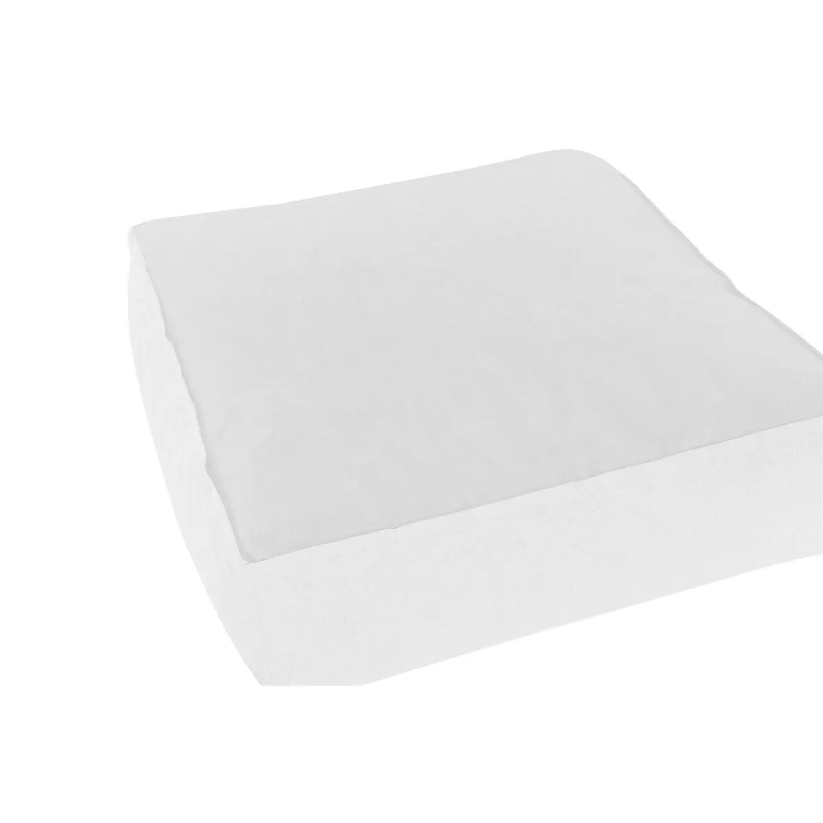 Pouf Home ESPRIT Beige 87 x 87 x 32 cm Bigbuy