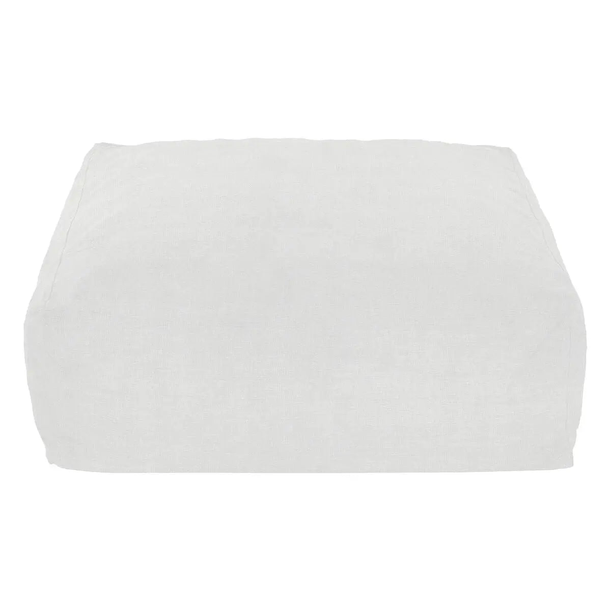 Pouf Home ESPRIT Beige 87 x 87 x 32 cm Bigbuy