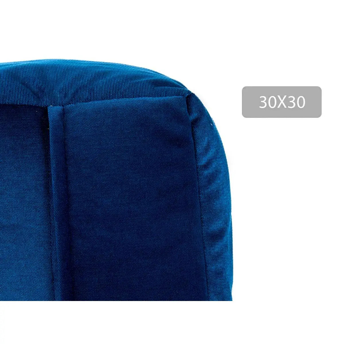 Pouf Velours Bleu 30 x 30 x 30 cm (4 Unités) Mamm