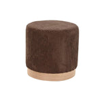 Repose-pied DKD Home Decor 40 x 40 x 40 cm Marron Clair Pin Urbaine Mamm