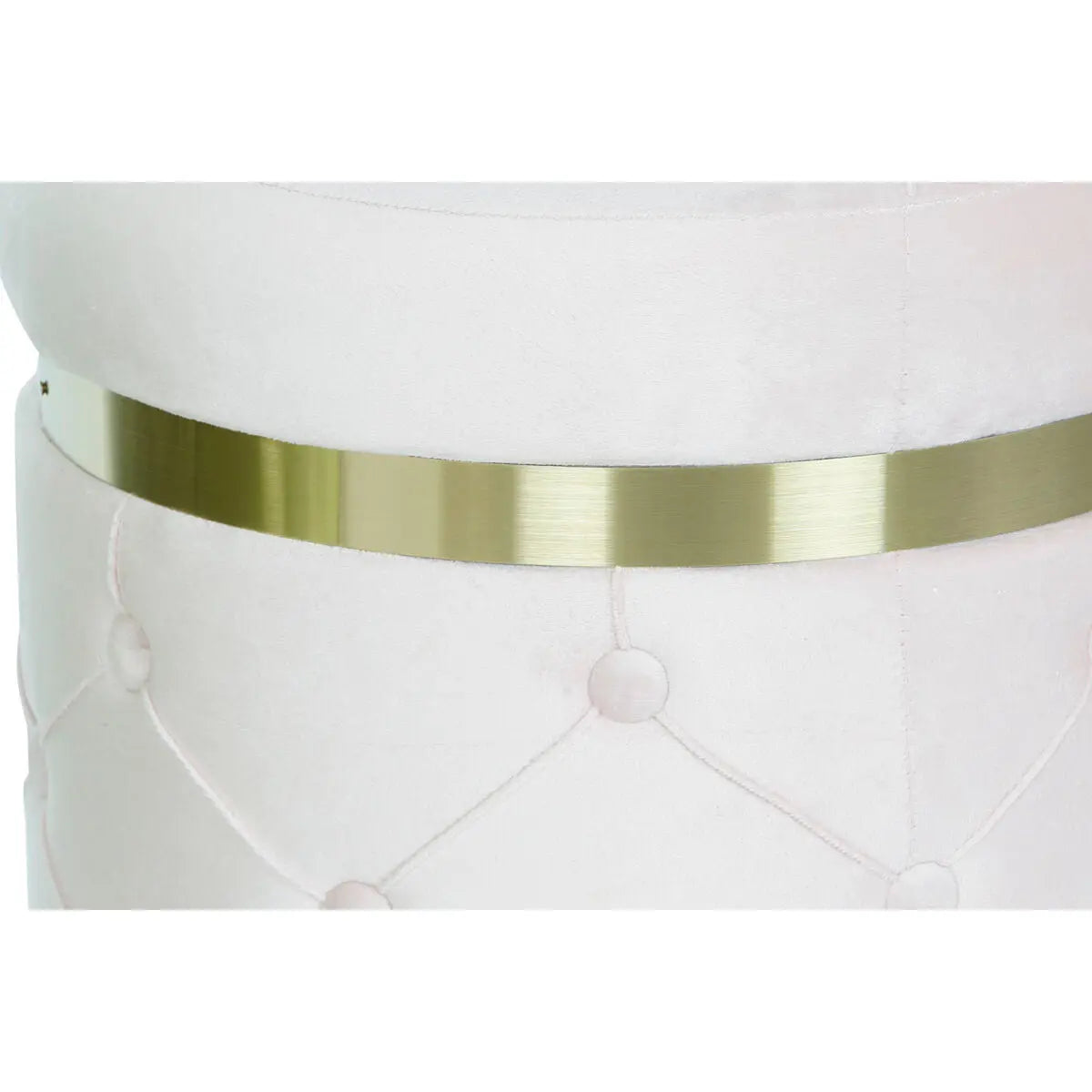 Repose-pied DKD Home Decor 60 x 60 x 47 cm Velours Bois MDF Mamm