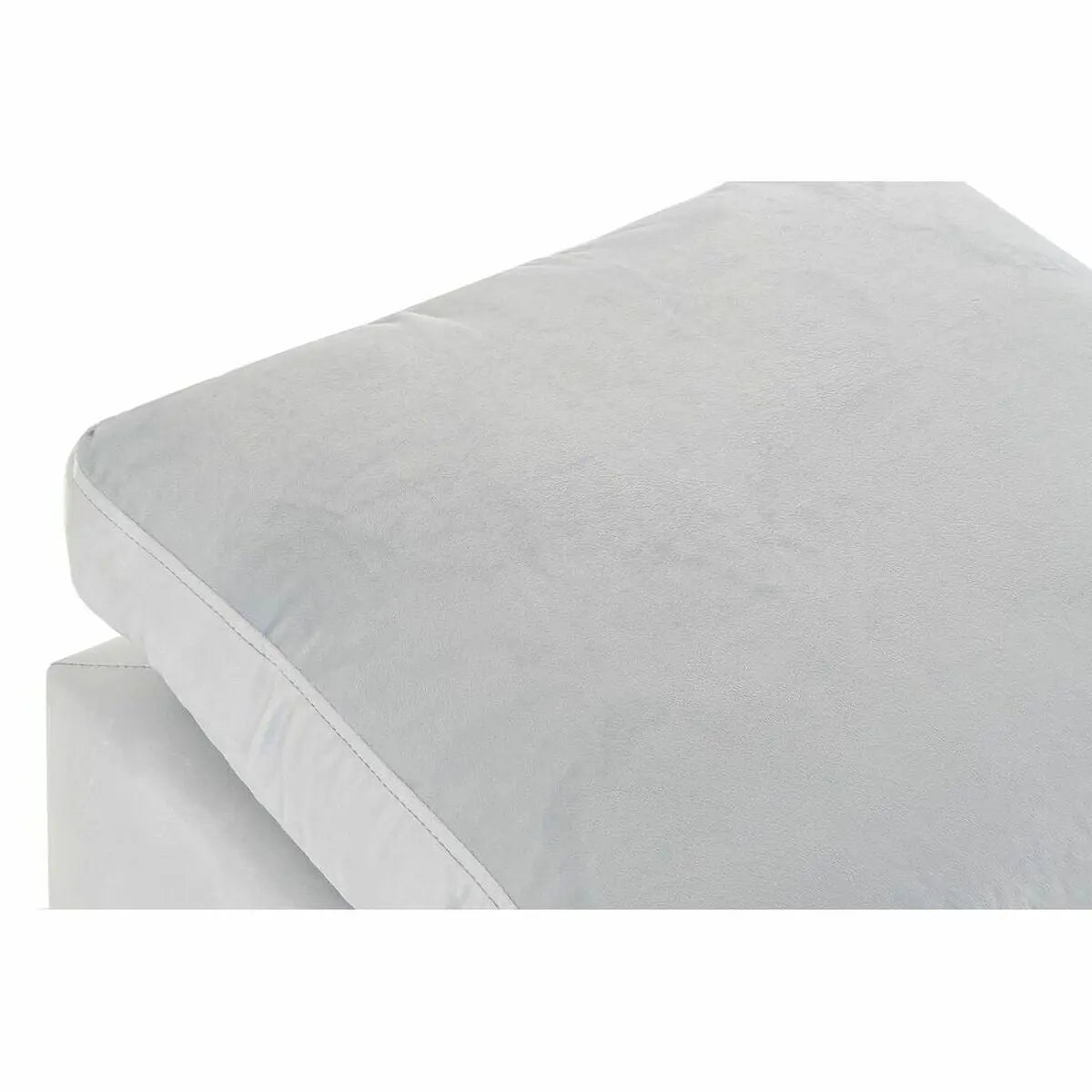 Repose-pied DKD Home Decor Bois Polyester Celeste Moderne (55 x 55 x 35 cm) Mamm