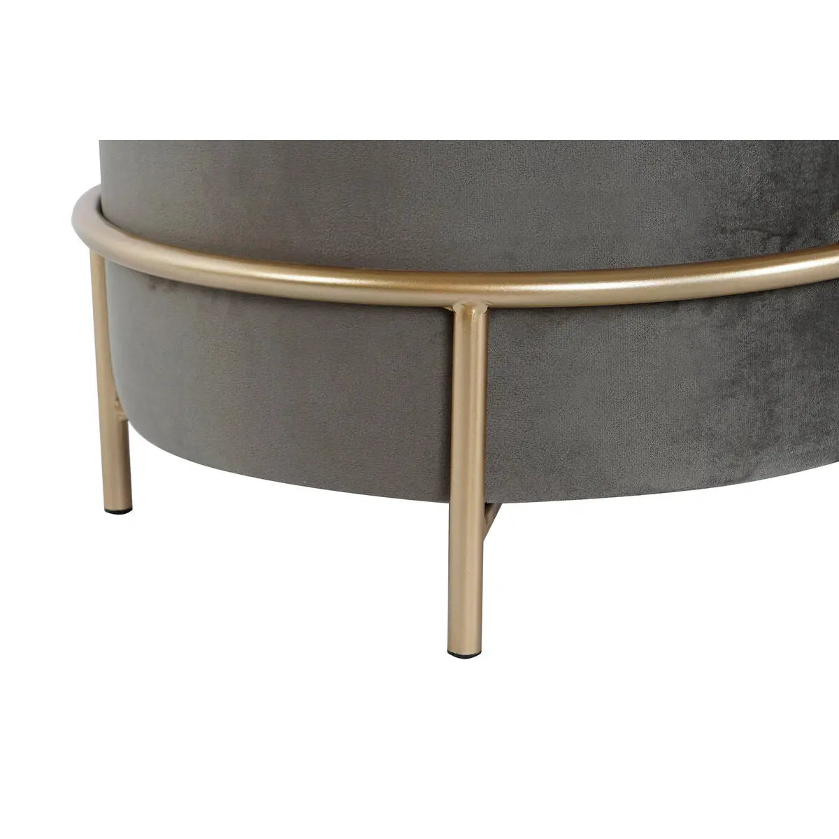 Repose-pied DKD Home Decor Marron Gris Doré Métal 48 x 48 x 46 cm Mamm