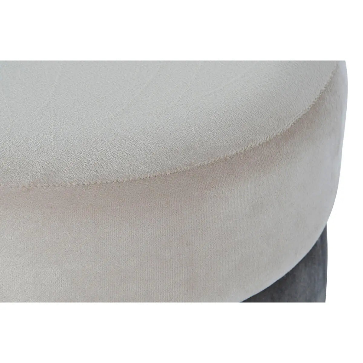 Repose-pied DKD Home Decor Marron Gris Doré Métal 48 x 48 x 46 cm Mamm