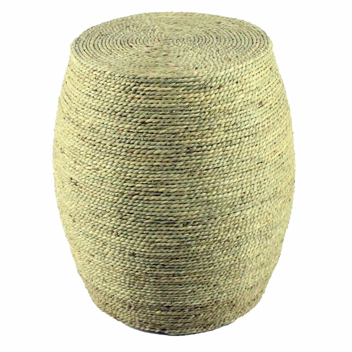 Repose-pied DKD Home Decor Marron Marron Clair Chanvre Corde Naturel Urbaine 45 x 45 x 52 cm Bigbuy