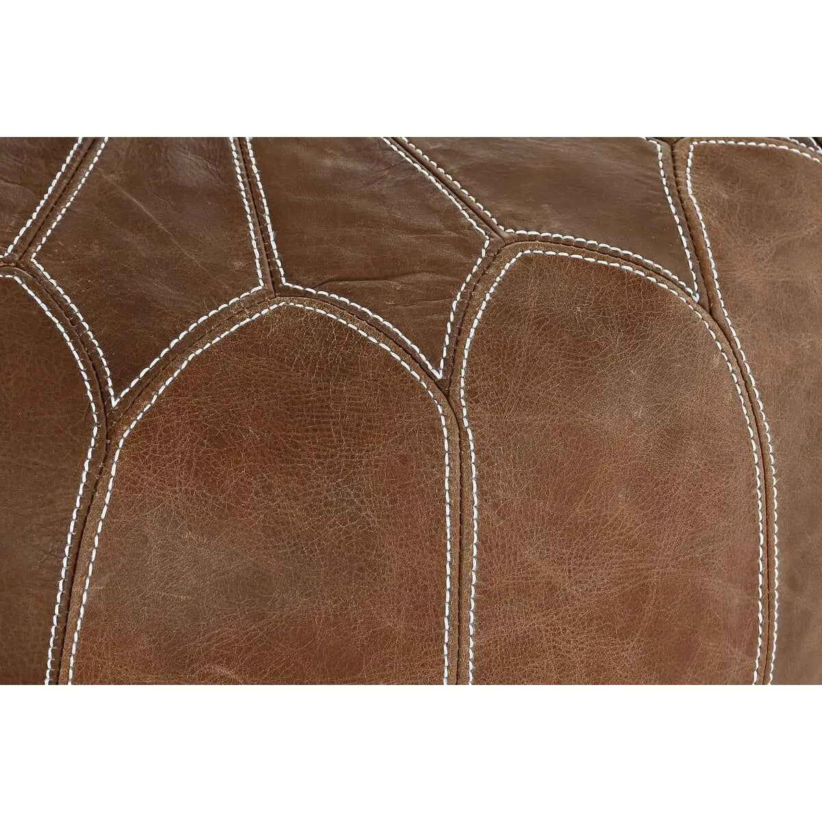 Repose-pied DKD Home Decor Marron Vintage 48 x 48 x 35 cm Mamm