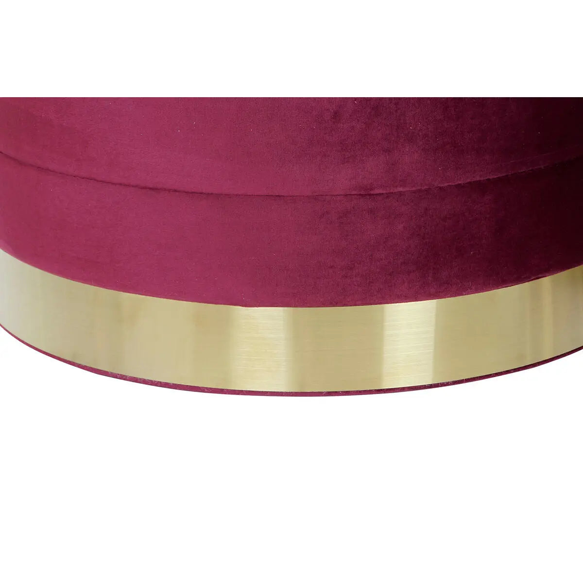 Repose-pied DKD Home Decor Multicouleur Bois MDF Velours 60 x 60 x 45 cm Mamm