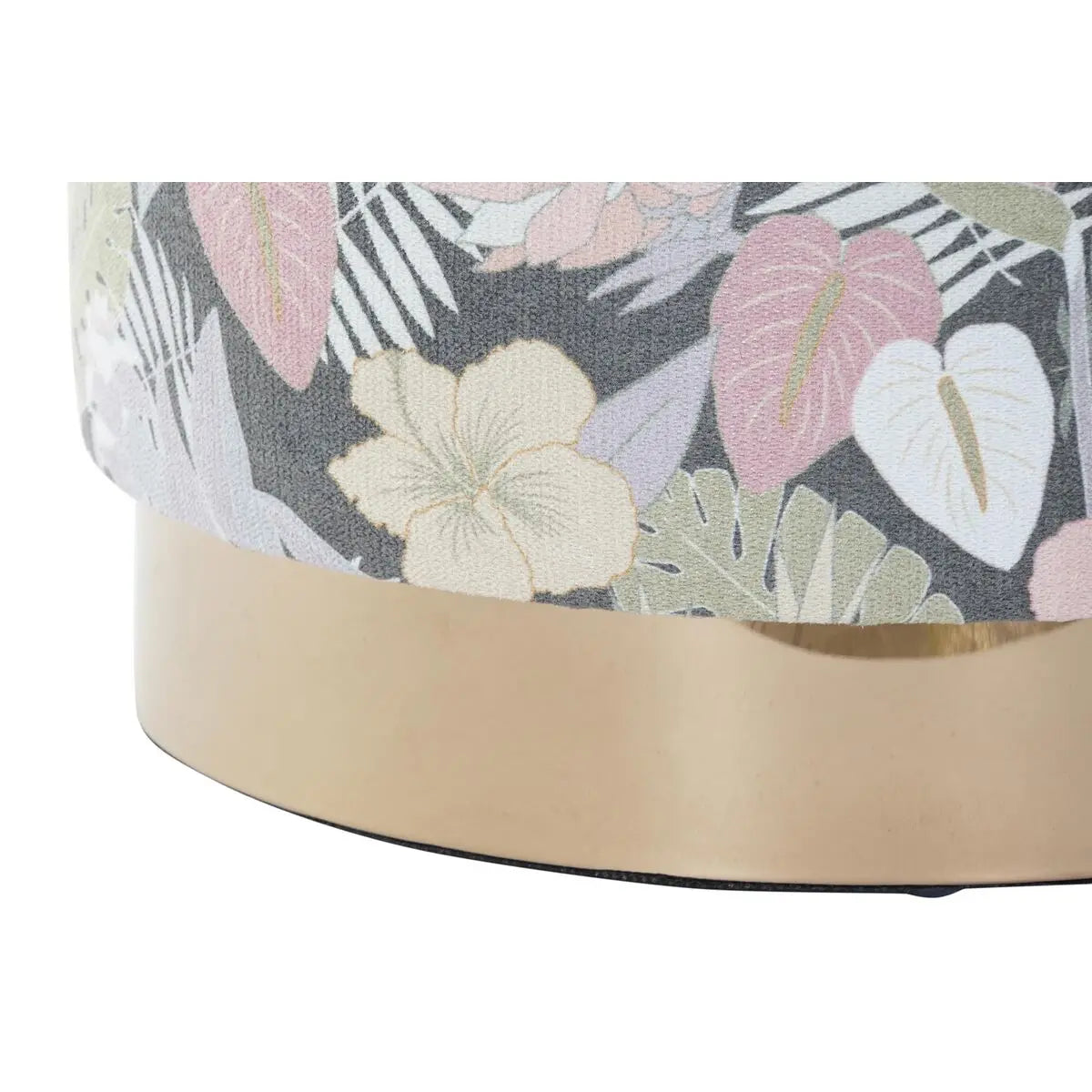 Repose-pied DKD Home Decor Multicouleur Bois Métal Tropical 35 x 35 x 35 cm (2 Unités) Mamm