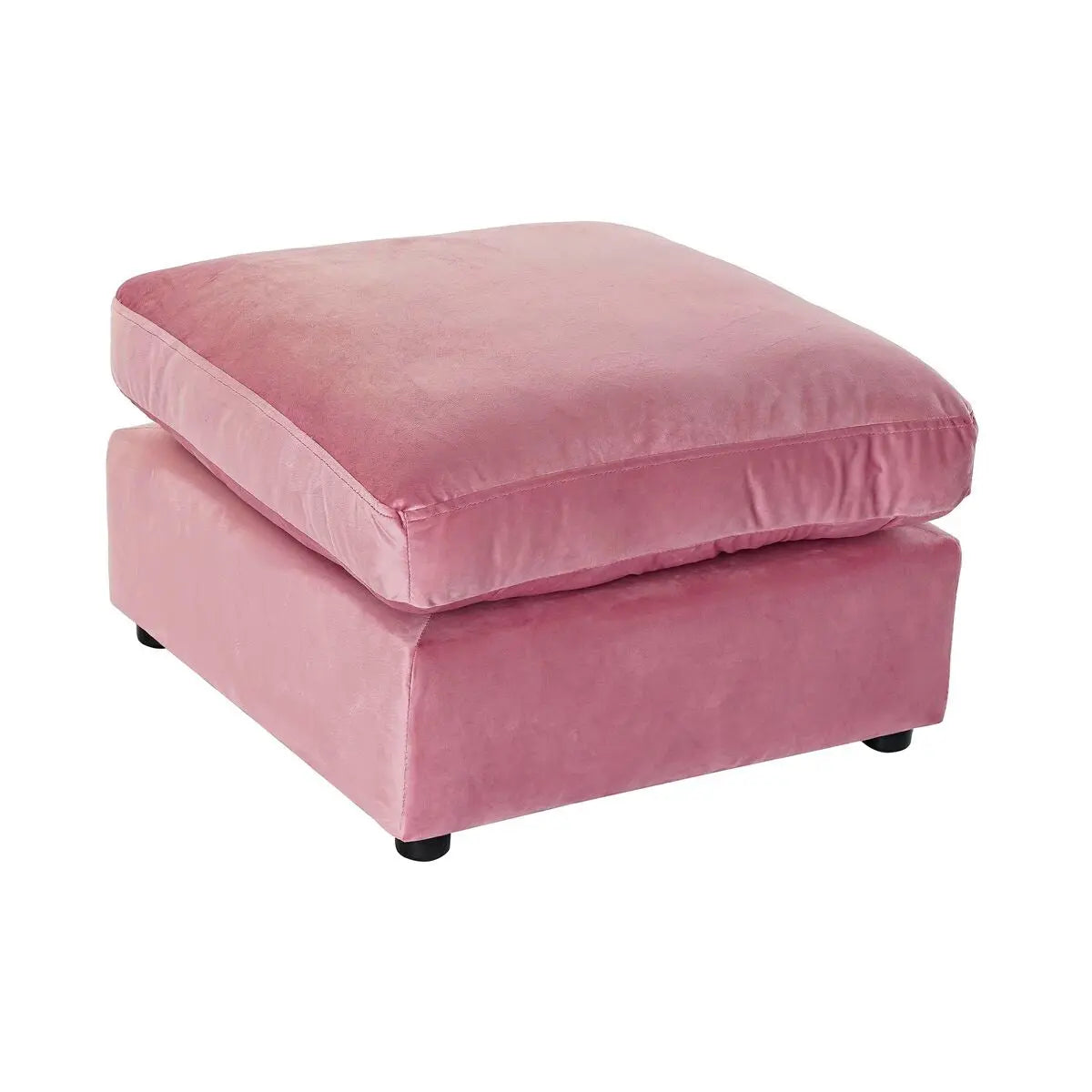 Repose-pied DKD Home Decor Rose Polyester Moderne (55 x 55 x 30 cm) Mamm