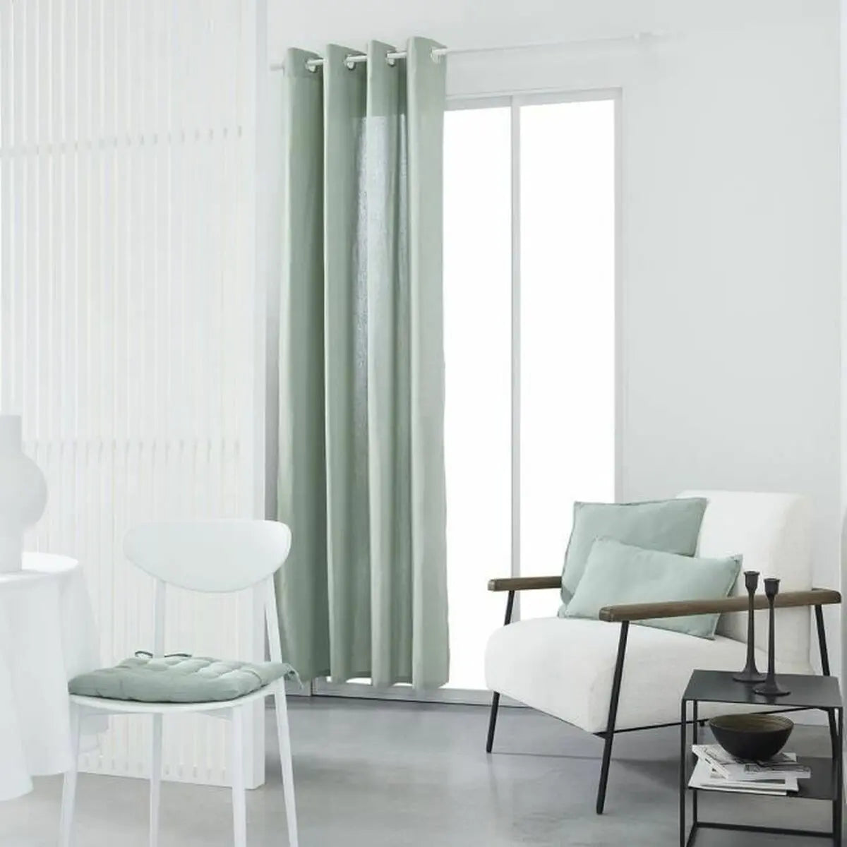 Rideau TODAY Celadon Vert clair 140 x 240 cm Bigbuy