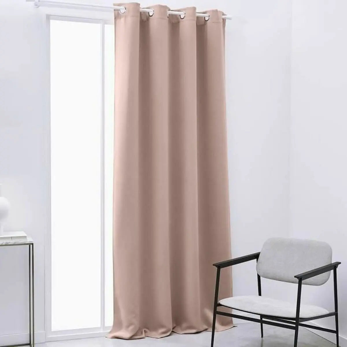 Rideau TODAY Essential Opaque Rose clair 140 x 240 cm Bigbuy