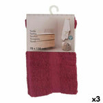 Serviette de toilette Bordeaux (70 x 0,5 x 130 cm) (3 Unités) Mamm