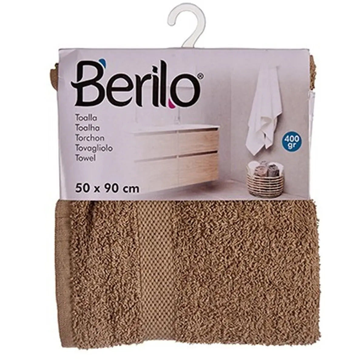 Serviette de toilette Camel 50 x 90 cm (6 Unités) Mamm