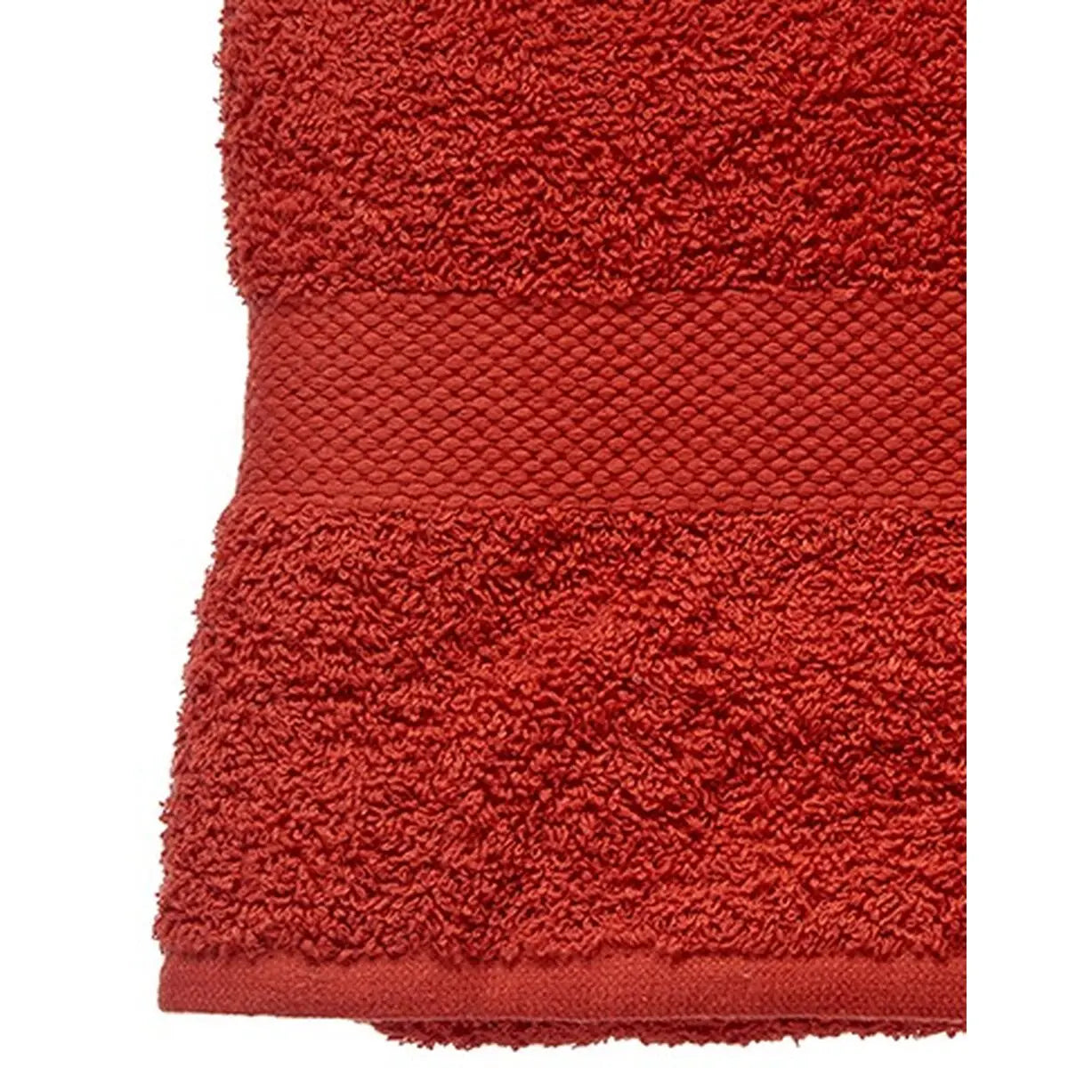 Serviette de toilette Couleur brique 70 x 130 cm (3 Unités) Mamm