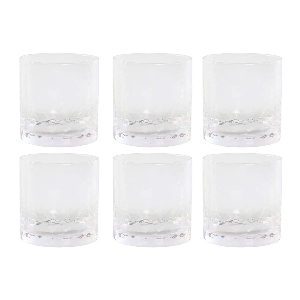 Set de Verres Home ESPRIT Transparent Verre Avec relief (6 Unités) Mamm