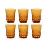 Set de Verres Home ESPRIT Verre Avec relief 240 ml Mamm