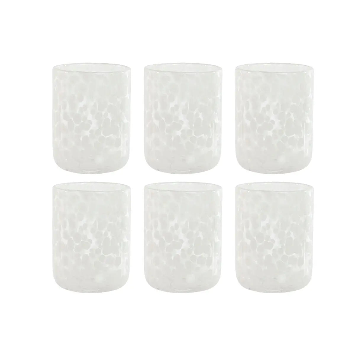 Set de Verres Home ESPRIT Verre Vintage 320 ml (6 Unités) Bigbuy