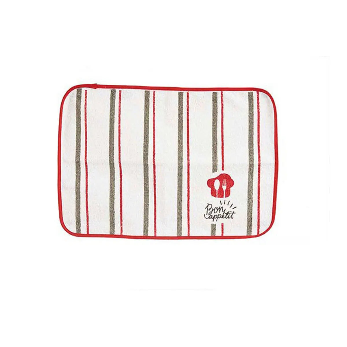 Set de table Bon Apetit Rouge Blanc 33 x 0,3 x 48 cm Mamm