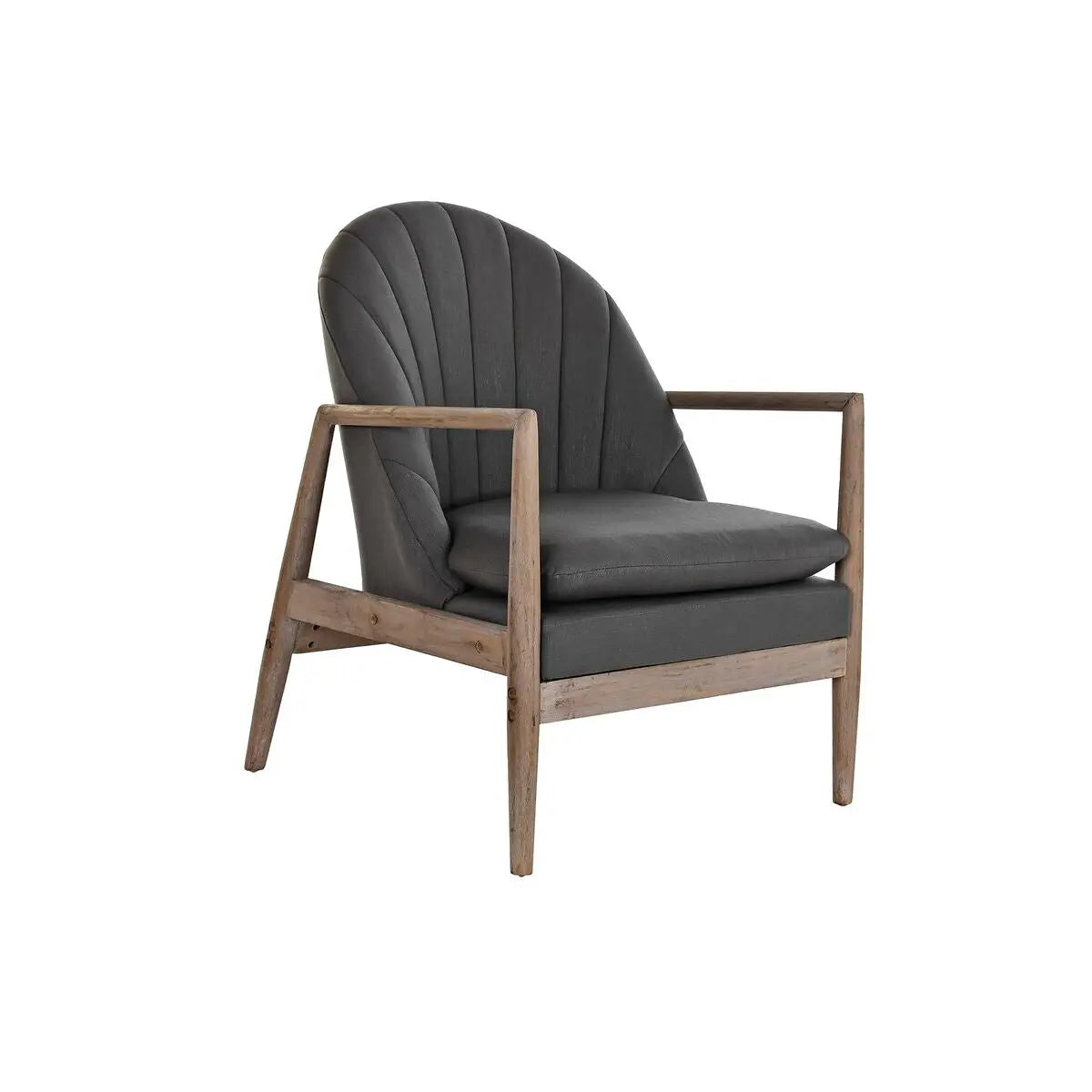 Siège DKD Home Decor Gris foncé Sapin Plastique 68 x 69 x 89 cm 67 x 70 x 89 cm Bigbuy