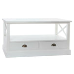 Table Basse DKD Home Decor Blanc Bois (108 x 48 x 56,5 cm) Mamm