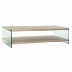 Table Basse DKD Home Decor Multicouleur Transparent Naturel Bois Verre Bois MDF 130 x 65 x 35,5 cm Mamm