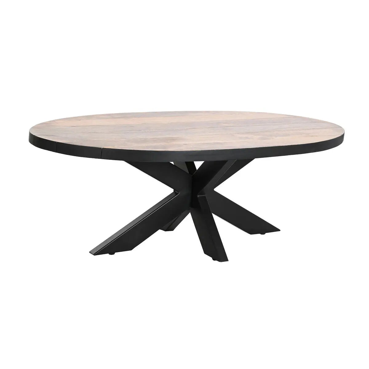 Table Basse DKD Home Decor Naturel Métal Bois de manguier 130 x 70 x 45 cm Bigbuy