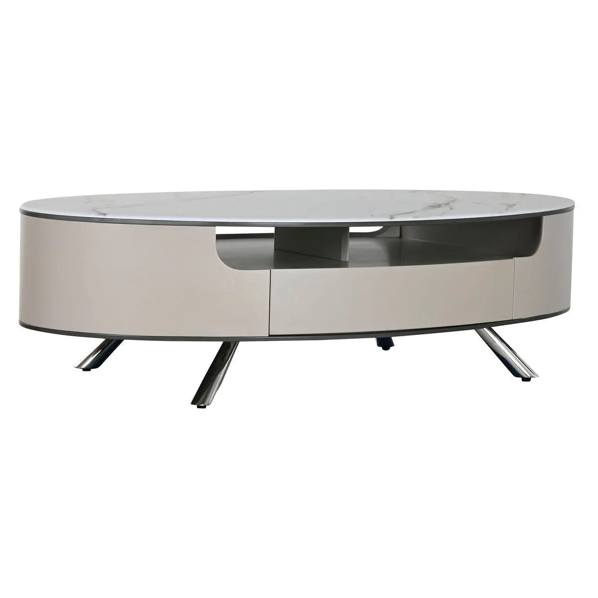 Table Basse Home ESPRIT Blanc Beige 140 x 75 x 40 cm Bigbuy