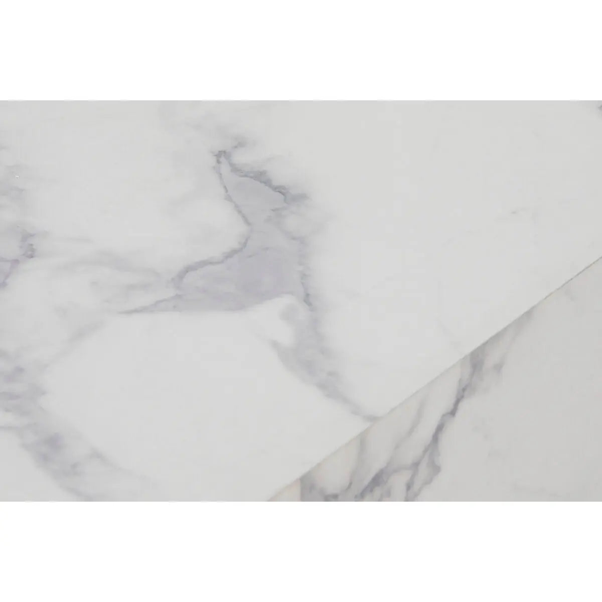 Table Basse Home ESPRIT Blanc Bois MDF 90 x 90 x 35 cm Mamm