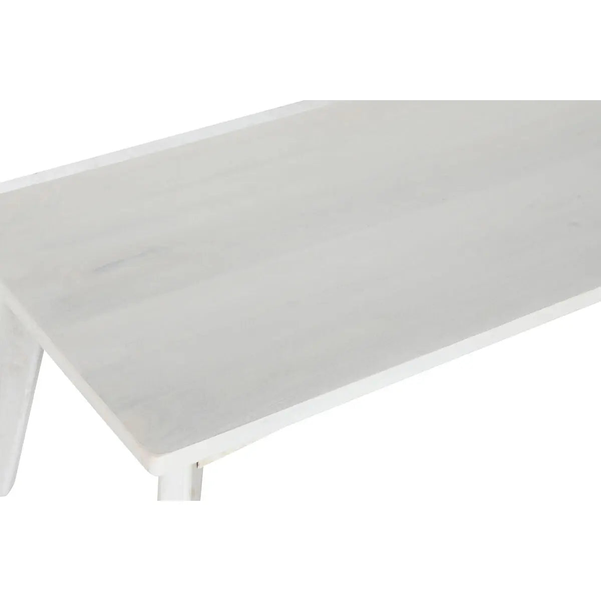 Table Basse Home ESPRIT Blanc Bois de manguier 115 x 55 x 45 cm Bigbuy