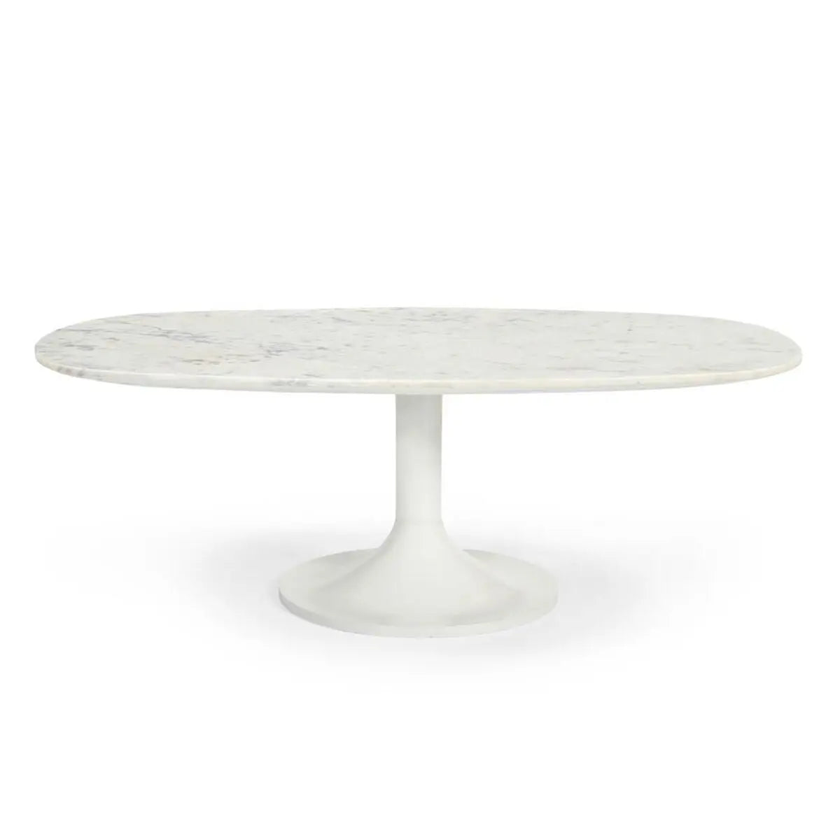 Table Basse Home ESPRIT Blanc Métal Marbre 120 x 70 x 39 cm Bigbuy