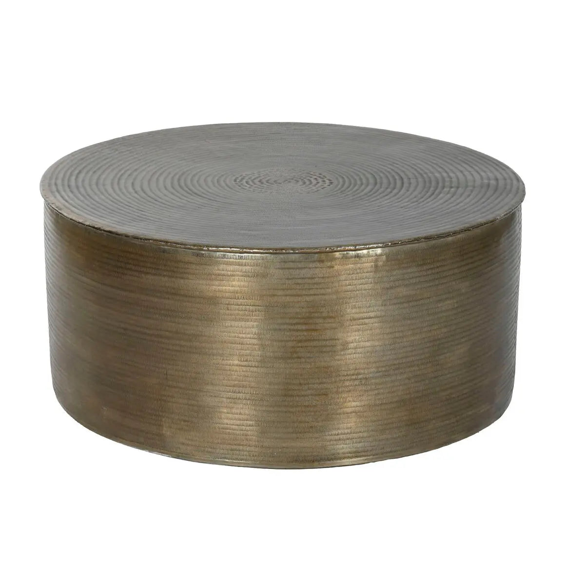 Table Basse Home ESPRIT Doré Aluminium 90 x 90 x 40 cm Bigbuy