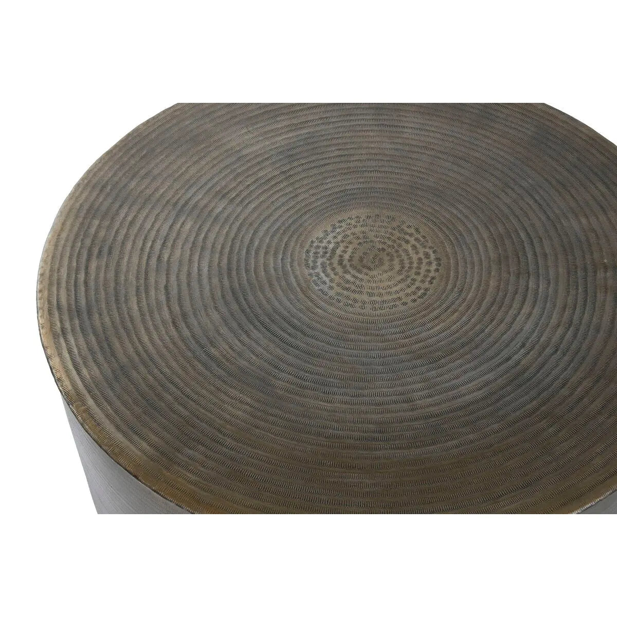 Table Basse Home ESPRIT Doré Aluminium 90 x 90 x 40 cm Bigbuy