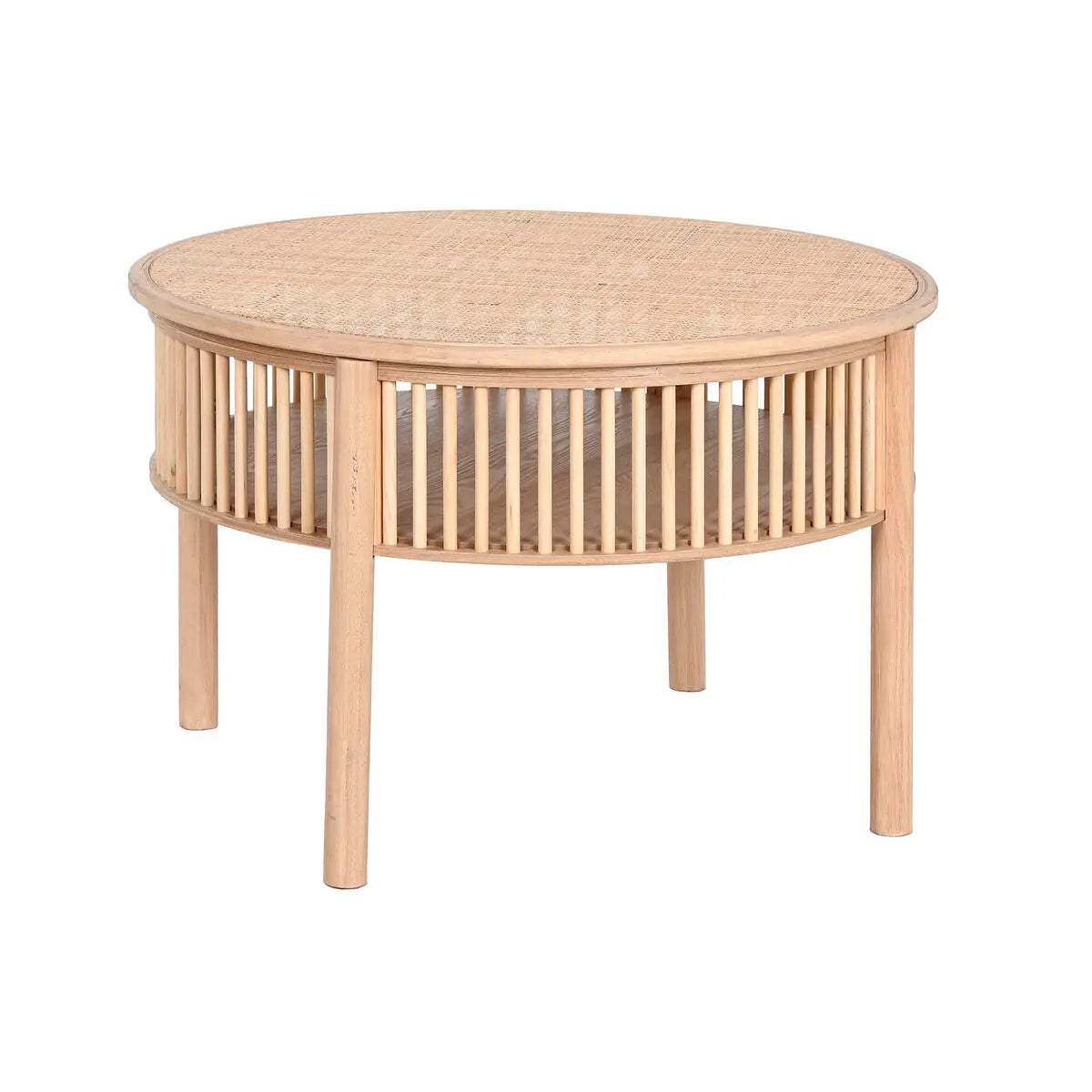 Table Basse Home ESPRIT Naturel Bois d'épicéa 75 x 75 x 49 cm Mamm