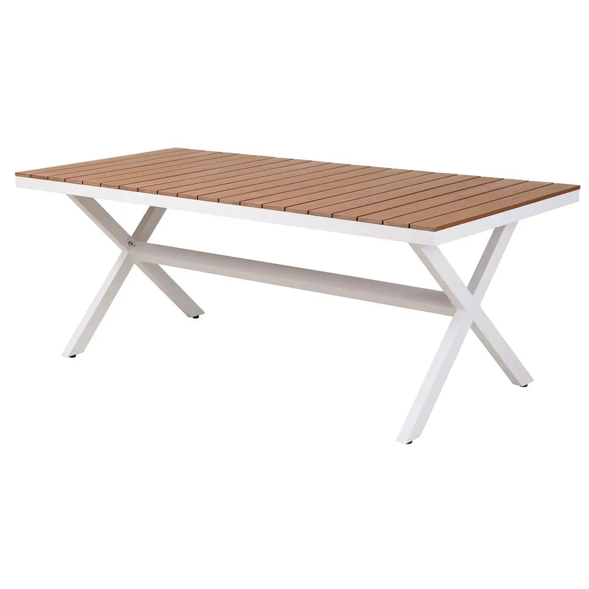Table DKD Home Decor Extérieur Aluminium Résine (200 x 90 x 75 cm) Mamm
