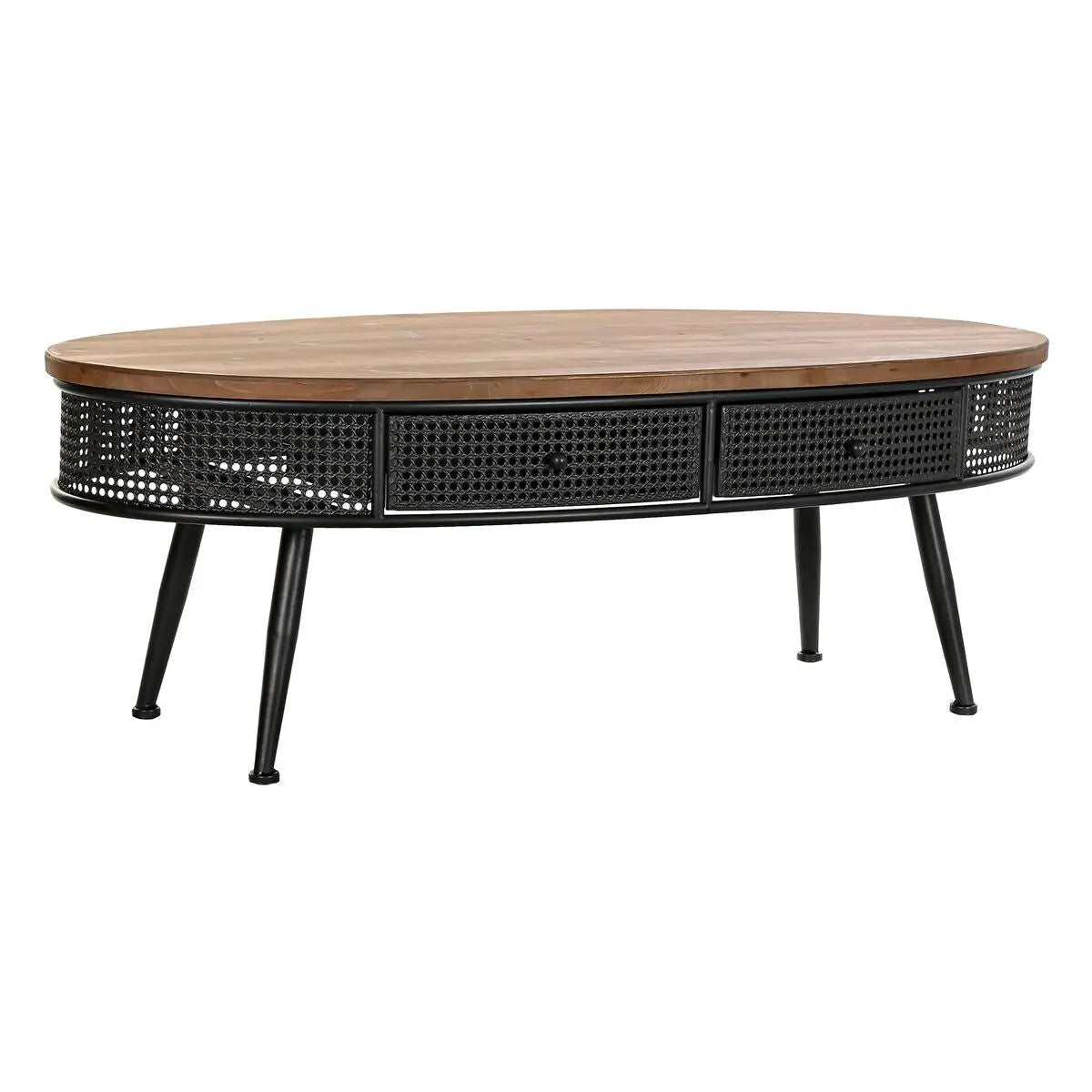 Table d'appoint DKD Home Decor Sapin Noir Métal Marron 120 x 58 x 42 cm Mamm