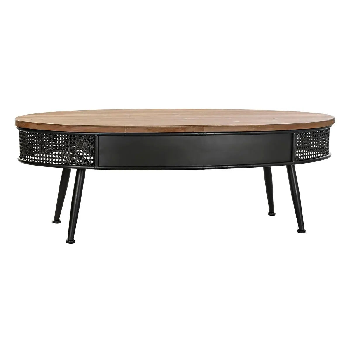 Table d'appoint DKD Home Decor Sapin Noir Métal Marron 120 x 58 x 42 cm Mamm
