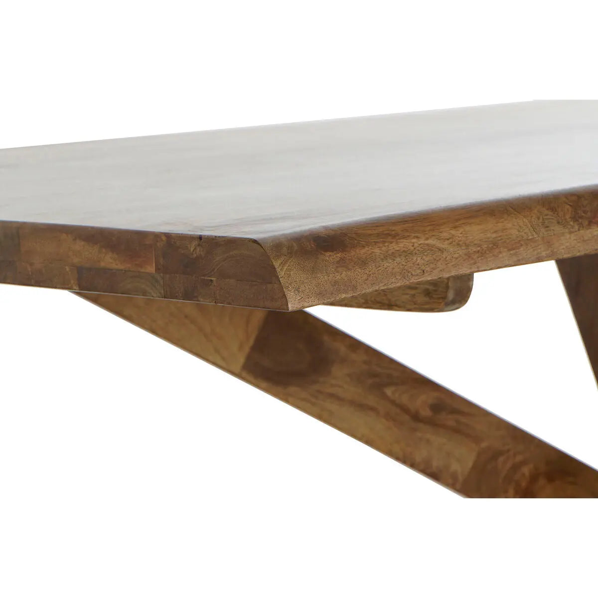 Table de Salle à Manger DKD Home Decor 180 x 86 x 76 cm Naturel Noyer Bigbuy