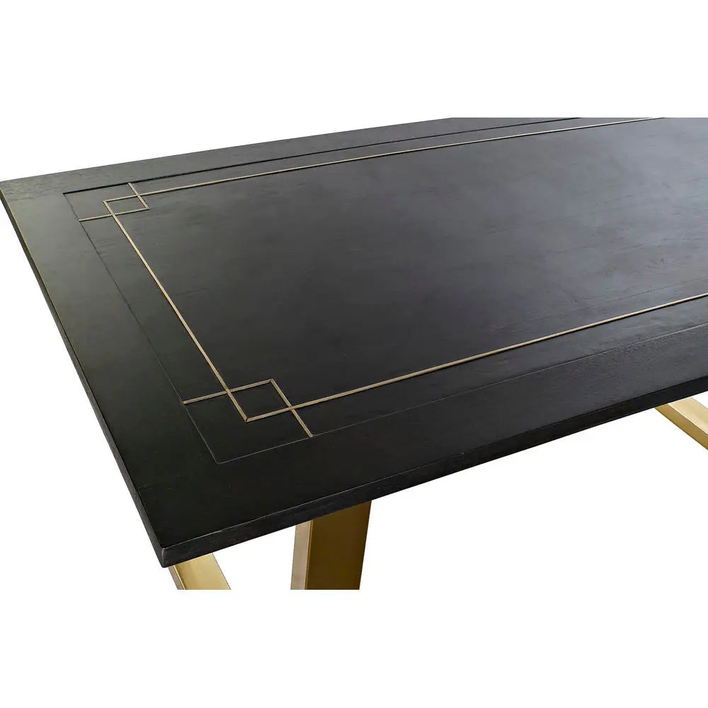 Table de Salle à Manger DKD Home Decor 180 x 89 x 75 cm Métal Bois de manguier Bigbuy