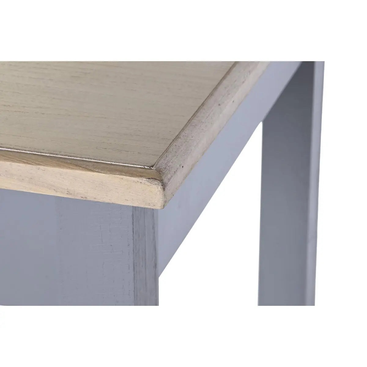 Table de Salle à Manger DKD Home Decor Gris Naturel Bois Bois de paulownia Bois MDF 161.5 x 81.5 x 78 cm 161,5 x 81,5 x 78 cm Bigbuy