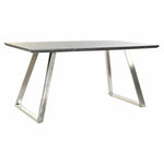 Table de Salle à Manger DKD Home Decor Noir Acier Bois MDF 160 x 90 x 76 cm Bigbuy