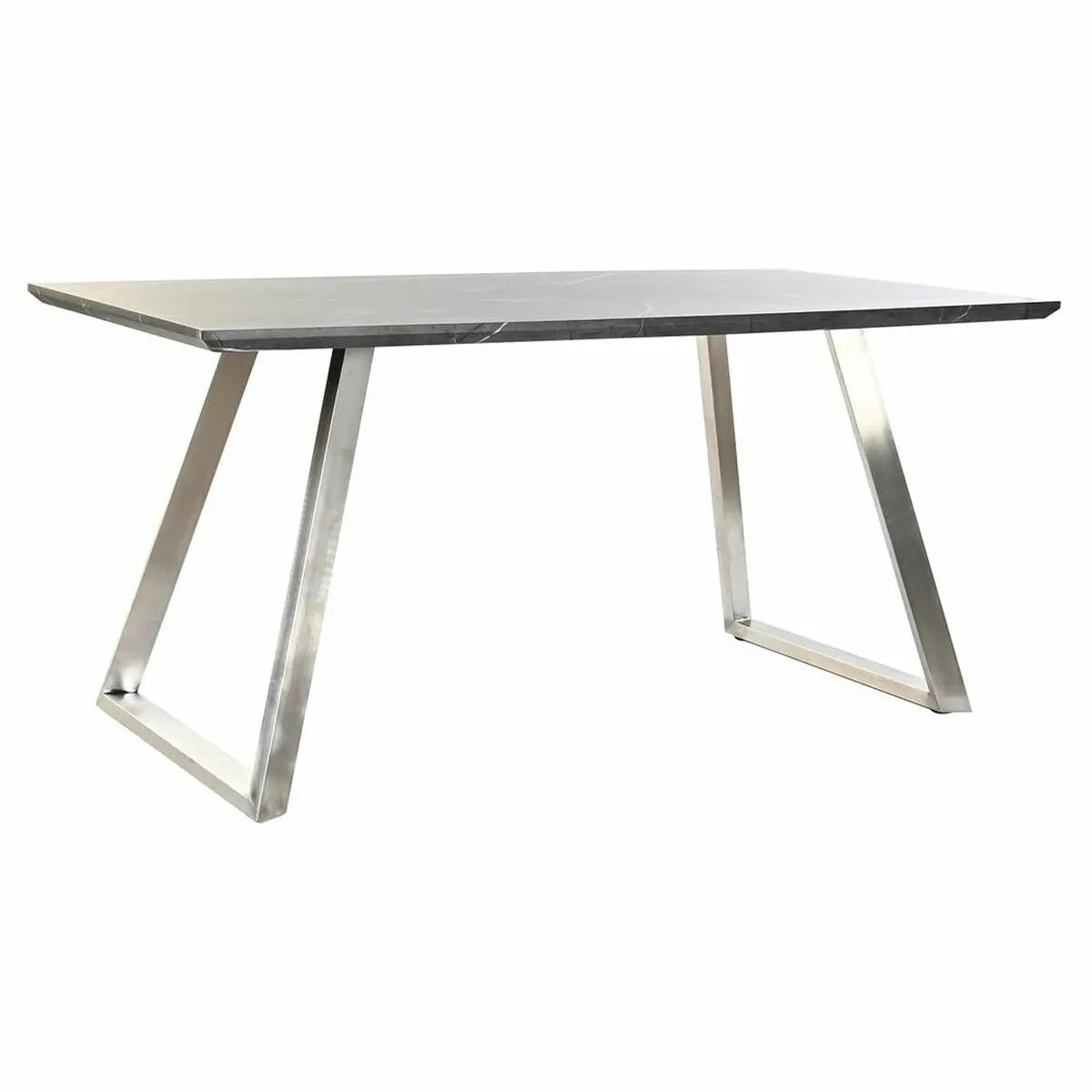 Table de Salle à Manger DKD Home Decor Noir Acier Bois MDF 160 x 90 x 76 cm Bigbuy