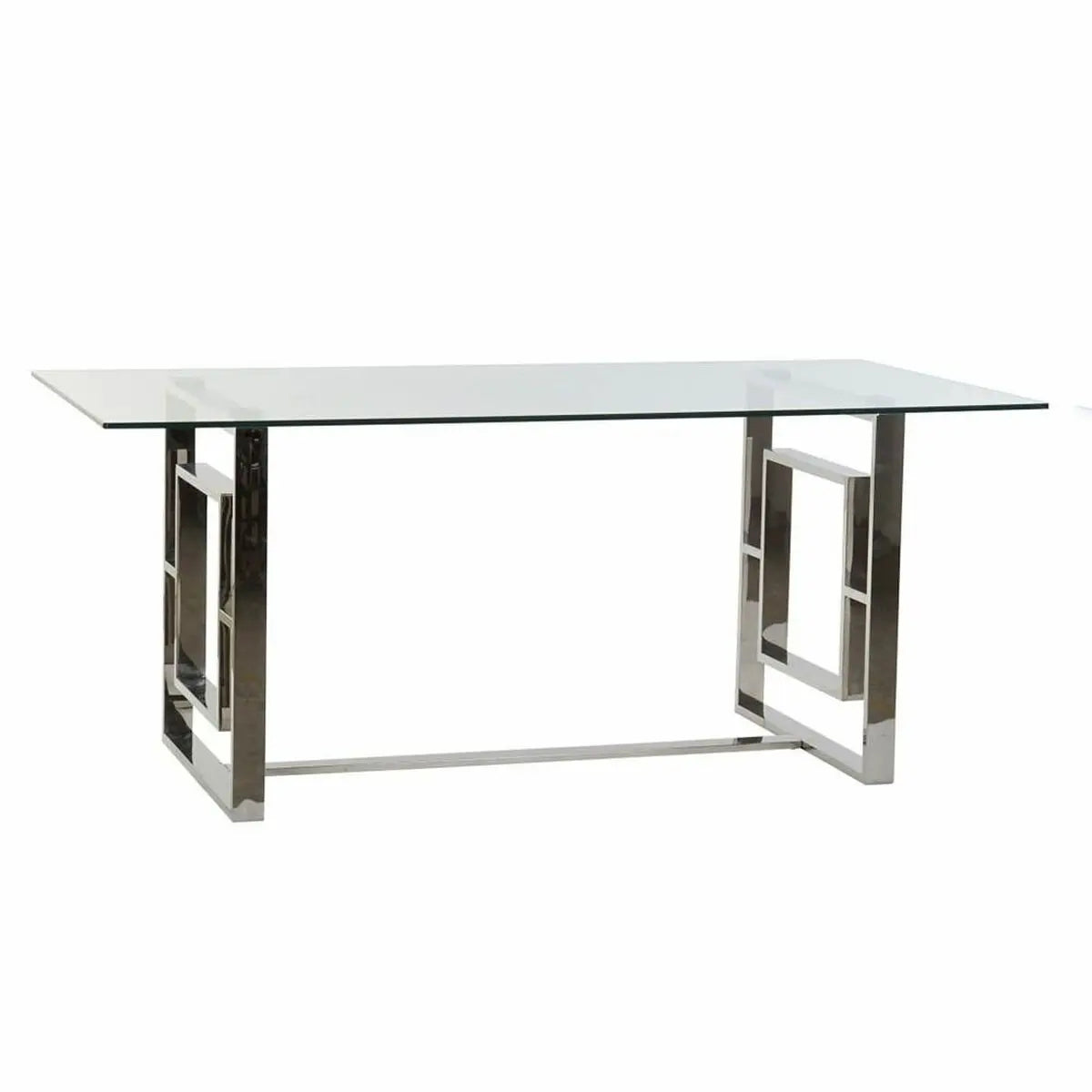 Table de Salle à Manger DKD Home Decor Verre Acier (180 x 90 x 75 cm) Mamm