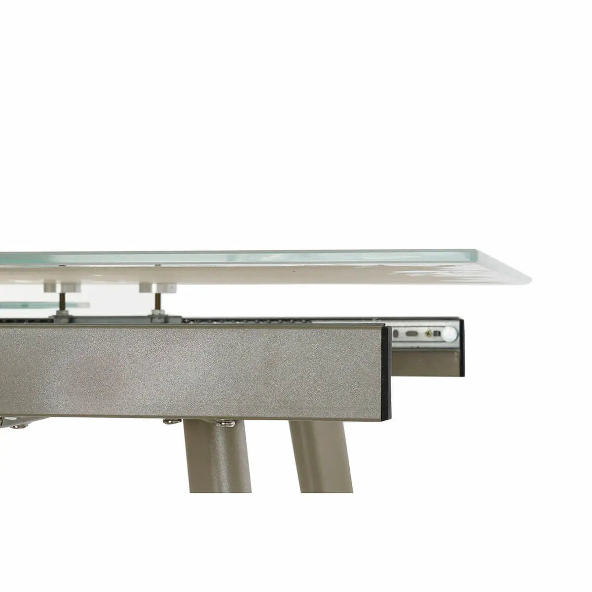 Table de Salle à Manger DKD Home Decor Verre Doré Métal Blanc (140 x 80 x 76 cm) Bigbuy