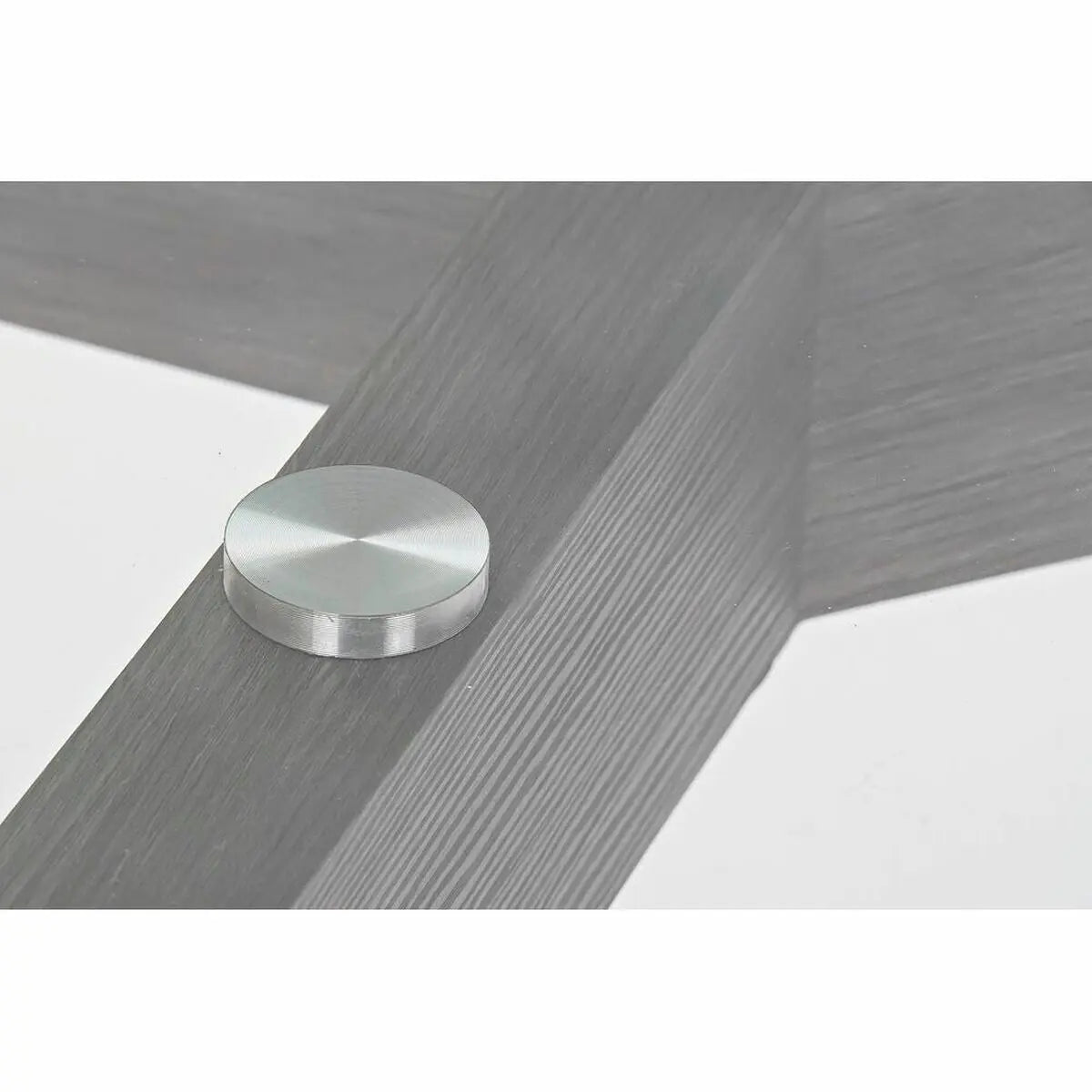 Table de Salle à Manger DKD Home Decor Verre Gris Transparent Bois MDF (160 x 90 x 75 cm) Bigbuy