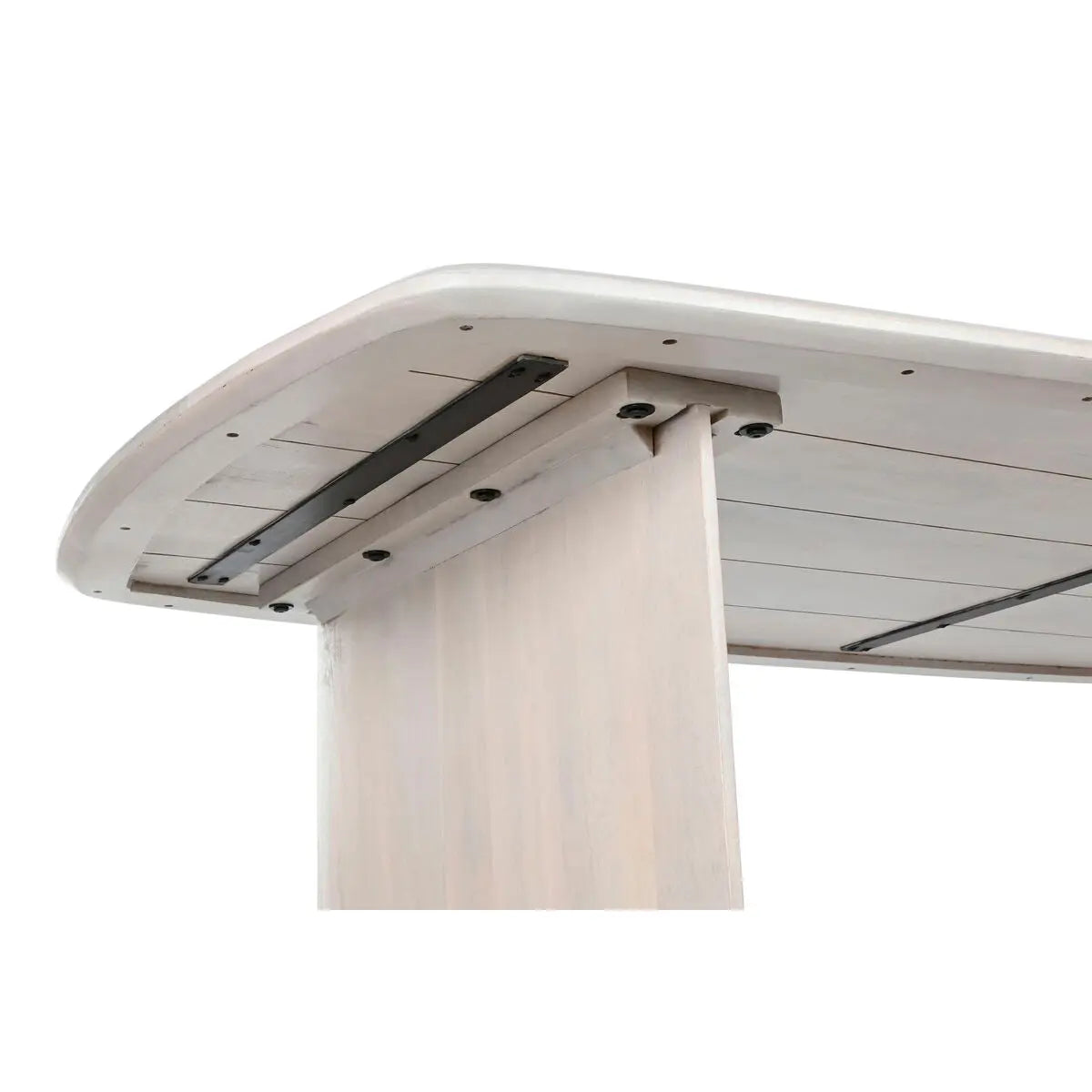 Table de Salle à Manger Home ESPRIT Blanc Bois de manguier 218 x 100 x 76 cm Mamm