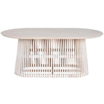 Table de Salle à Manger Home ESPRIT Blanc bois mindi 180 x 100 x 75 cm Mamm