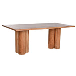 Table de Salle à Manger Home ESPRIT Marron Naturel Bois d'acacia 200 x 100 x 76 cm Mamm