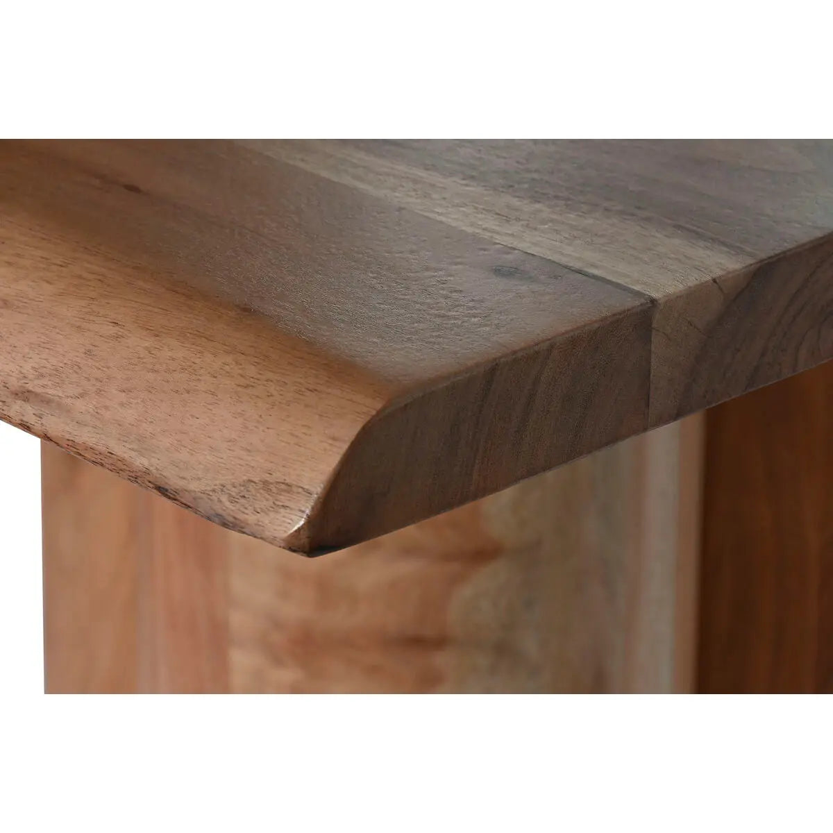 Table de Salle à Manger Home ESPRIT Marron Naturel Bois d'acacia 200 x 100 x 76 cm Mamm